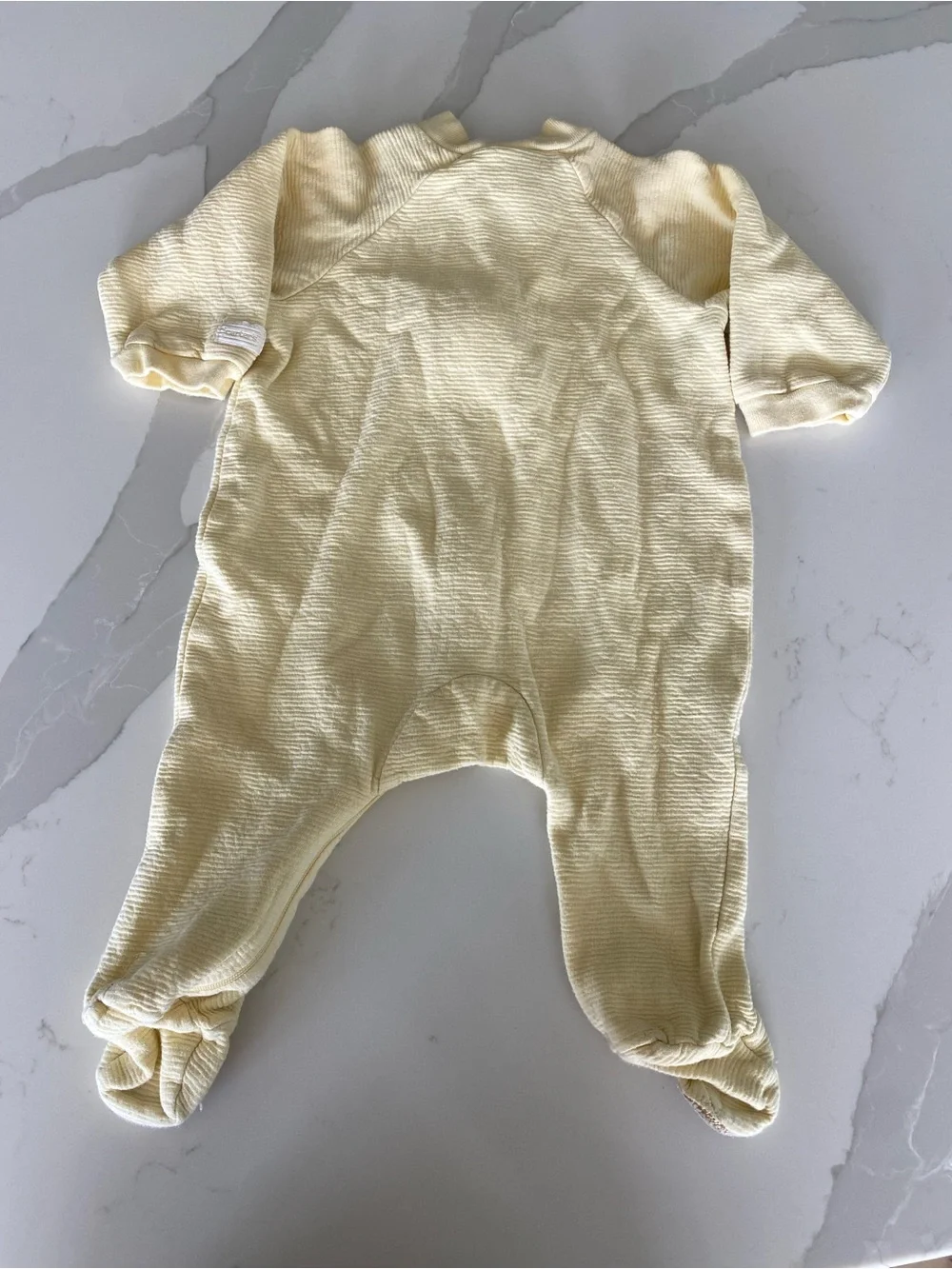Vtg Carter’s ribbed Footed Zip Coverall One-Piece Bear Embroidered sleeper 3-6M